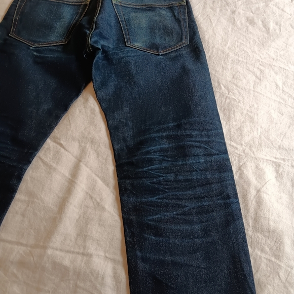 Imogene + Willie Selvage Denim Jeans Button Fly Slim Straight Fit Made In USA 26 - Picture 6 of 14